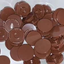 LEGO round tile 2x2, brown, 700 count