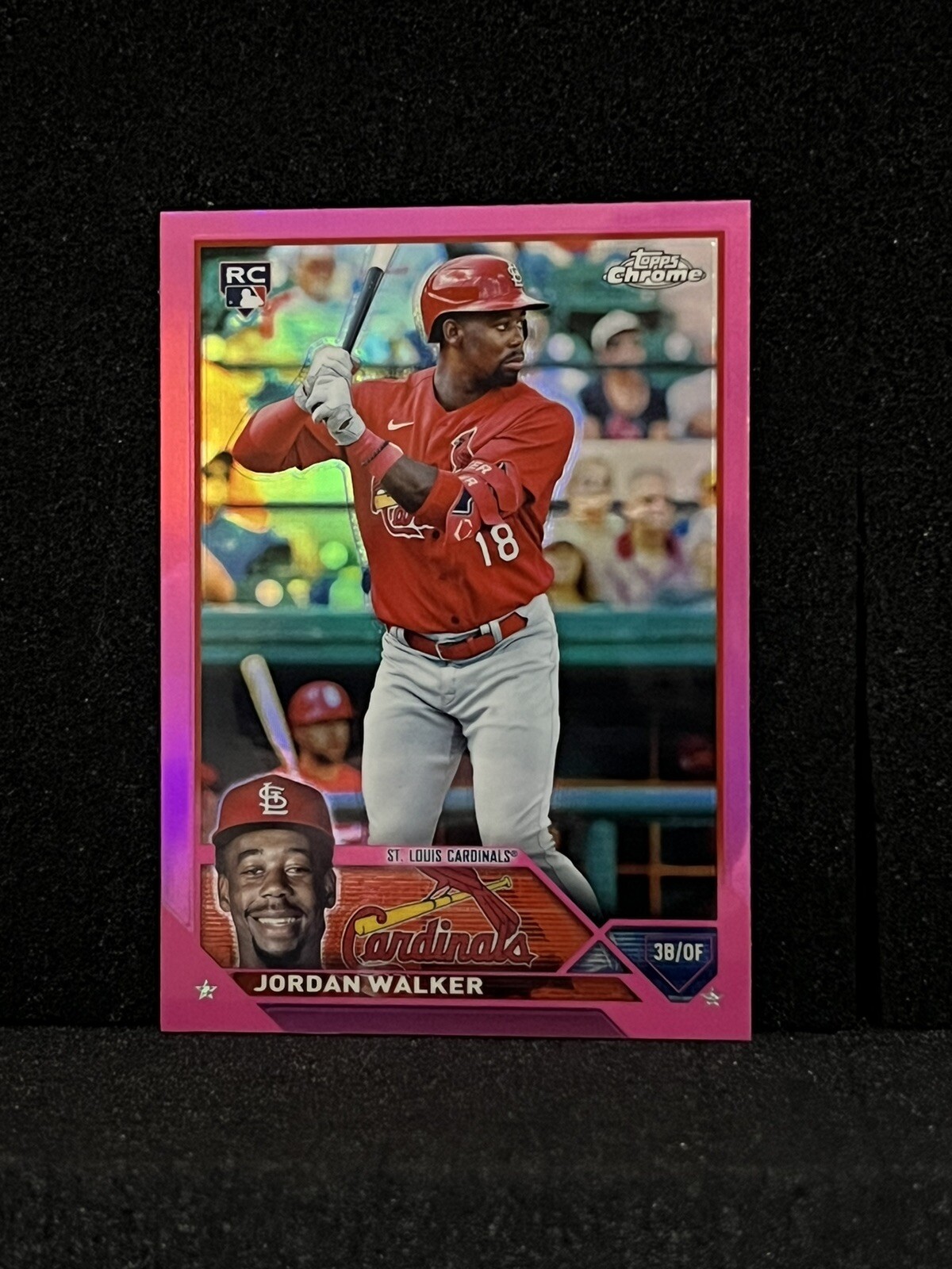 JORDAN WALKER 2023 Topps Chrome #209 Pink Refractor Rookie RC