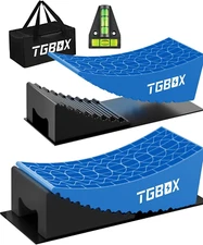 TGBOX RV Leveling Blocks Ramp Kit, 2 Packs Camper Leveler System for Travel with
