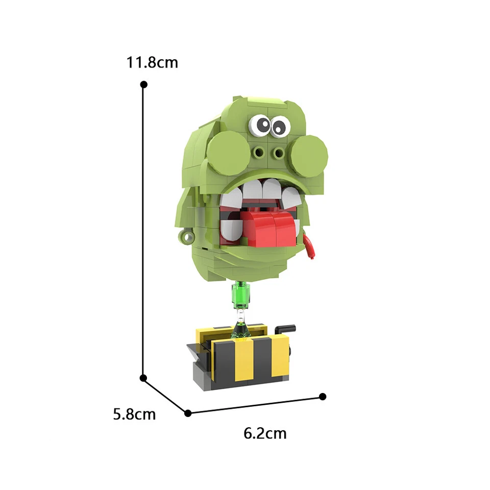MOC: G-hos-tbu-s-t-er-s Greedy Ghost Gluttonous Devil Model 145 Parts DIY - Image 2 of 4