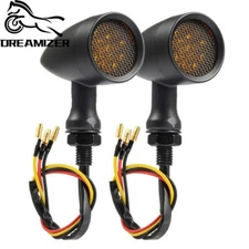 For Harley Davidson XL Sportster 1200 883 Black Motorcycle Turn Signals Light US