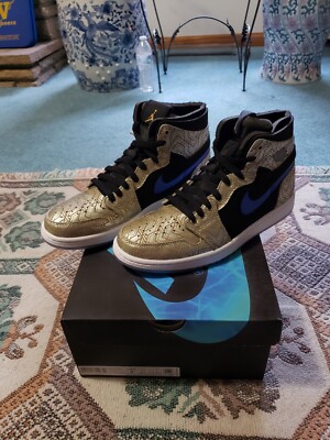 Air Jordan 1 High Zoom CMFT Basketball ''Gold Laser'' DQ0659-700 US Men Size 8.5