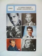 CARTE FICHE CINEMA LE CINEMA FRANCAIS DURANT L'OCCUPATION (2)