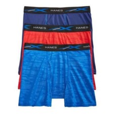 Hanes Ultimate Boys' X-Temp Performance Boxer Briefs Assorted Sz M BUPEM3