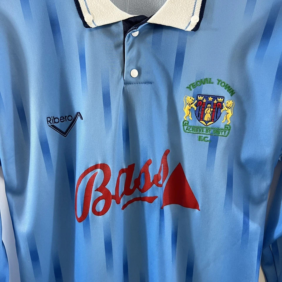 Yeovil Town L/S Away Football Shirt 1991/92 Adults Small Ribero A980 - Image 3 of 4