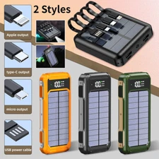 40000mAh Power Bank 4 USB Pack Charger Backup External Battery for Cell Phone