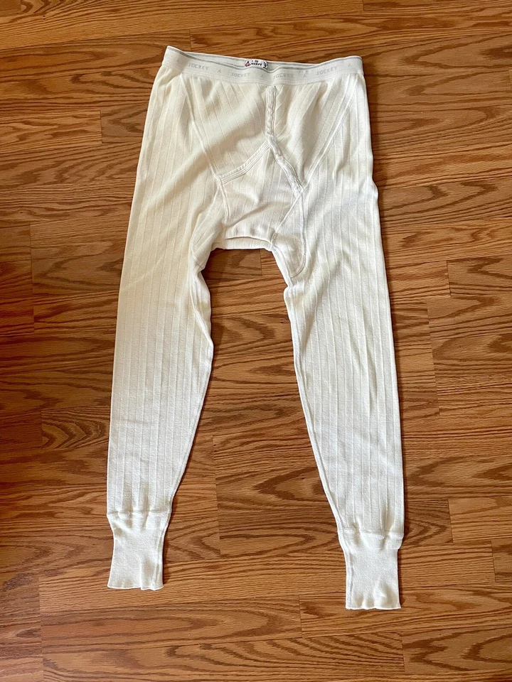 Vtg 1940's Jockey Coopers Thermal Long Johns Underwear Cotton/Wool USA Sz 38 - Image 2 of 3