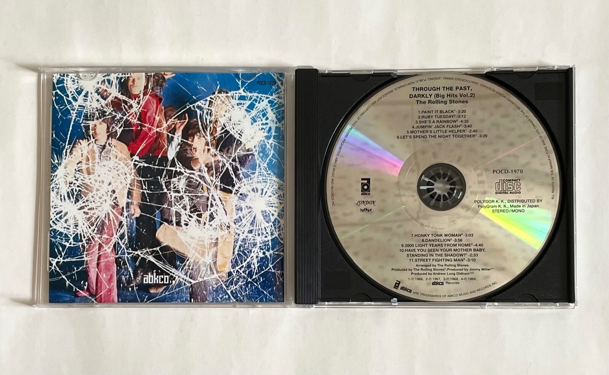 THE ROLLING STONES THROUGH THE PAST DARKLY JAPAN CD 1997 POCD-1970