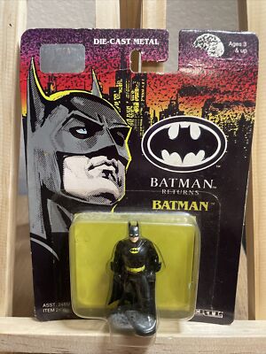 1992 ERTL Batman Returns Batman Die Cast Action Figure NEW