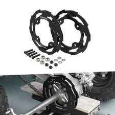 NICECNC Rear Dual Sprocket Guard Chain Protection For Yamaha YFZ450R 2009-2023