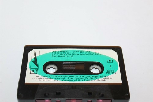 Lou Rawls Naturally Cassette Tape Summit CSCD499-005 - Picture 6 of 7