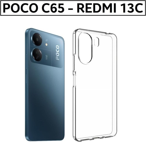 Cover Posteriore In Silicone Gel Trasparente Per Xiaomi Redmi Note 13 4G – Ultra Sottile, Morbida