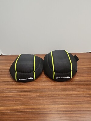 Amazon Commercial Knee Pads. Non Marking Polyester-Cap Black 1 Pair