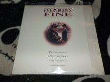 Everybody's Fine Laserdisc LD Marcello Mastroianni Free Ship 50 Orders