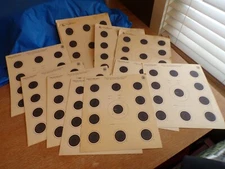 Lot 17 Official National Rifle Assn. 50 Foot Small Bore Rifle Target A-17 Sheets