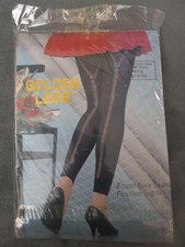 Golden Legs Zipper Back Seam Footless Tights One Size