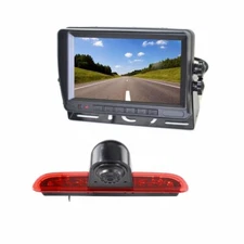 Brake Light Reversing Camera &7'' Rear View Monitor for Toyota Hiace 2005-2018