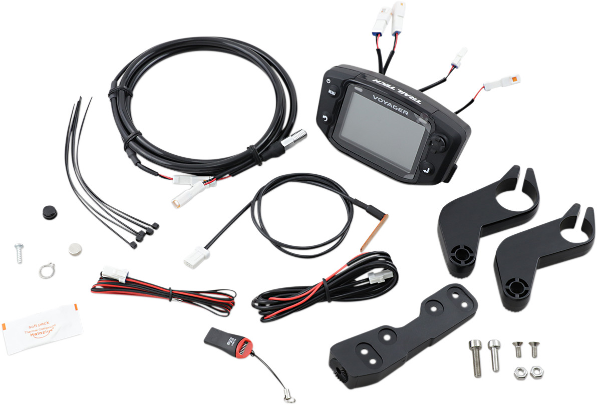 Ordinateur GPS Voyager Trail Tech 912-111 avec suivi de trace étanche pour KTM EXC