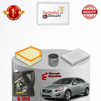 Set Service 3 Filter Und ÖL Xvolvo S60 II 2.0 T 149KW 203CV Von 2010->