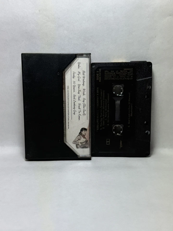 Uncanny X-Men Cos Life Hurts Music Cassette Tape RMC 53165 Mushroom 1985 OG - Image 2 of 2