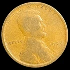 1909 Wheat Cent - 1909-P Lincoln Penny 1st Year 1c US Copper Coin