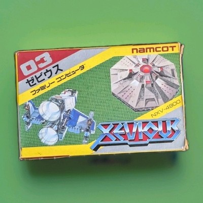 Famicom Xevious Cartridge in Box Japan FC Authentic Nintendo Game US Seller