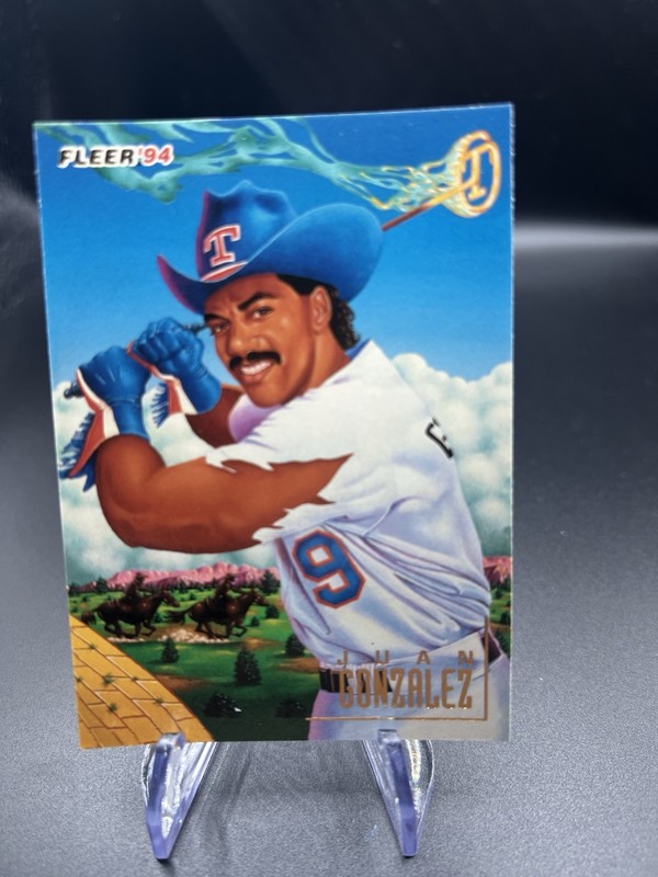 1994 Fleer - Pro-Visions Juan González #6 Texas Rangers