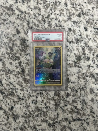 Pokemon Mew Crown Zenith Galarian Gallery Full Art #GG10/GG70 PSA 9 Mint