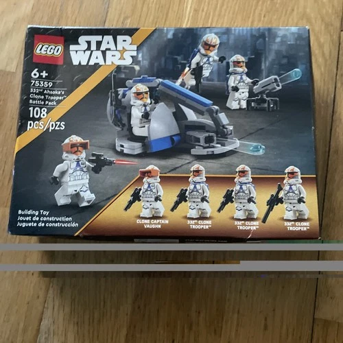 LEGO Star Wars: 332nd Ahsoka's Clone Trooper Battle Pack (75359) Free Shipping
