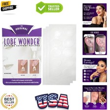 The Ear Lobe Support Patch for Pierced Ears - Eliminates the Look of Torn or...