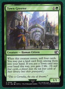 Town Greeter - 209 - Final Fantasy - Magic: The Gathering