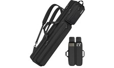 4 5 Pool Cue Case Holds 4 Butts  5 Shafts with Pockets  Strap