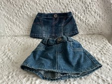 2-Build A Bear BAB Denim Skirts