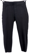 Spanx Ponte The Perfect Black Pant Womens Large Back Seam High Rise Crop 20251R