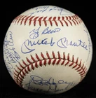 THE 1961 NEW YORK YANKEES - BASEBALL SIGNED BY 32 MEMBERS