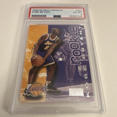 SkyBox 1996-97 Premium Kobe Bryant Rookie #203 Lakers PSA 6 EX-MT Card