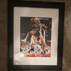 Dennis Rodman San Antonio spurs  NBA Signed Basketball Photo, Framed
