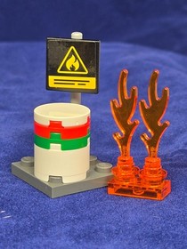 Lego City Fire Ladder Truck #60107 - Complete  see description