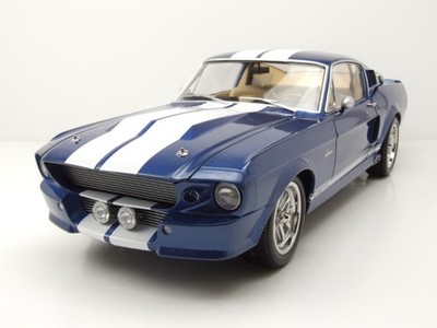 Ford Shelby Mustang GT500 1967 blau weiß Modellauto 1:12 KK Scale