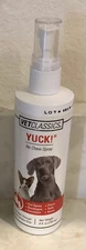 NEW VET CLASSICS YUCK! NO CHEW SPRAY 8 FL. OZ. CAN BE USED ON ANIMAL'S SKIN
