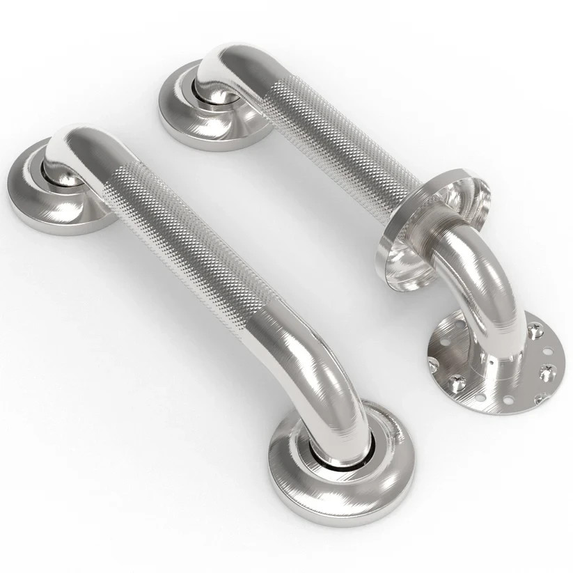 Shower Grab Bar 10/12/16" Anti Slip Knurled Bathroom Safety 