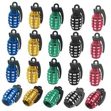 Tire Valve Stem Caps, 20 Pcs Air Caps Cover for Cars Premium Alloy Universal