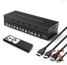 IR Remote Supports 4Port AV to HDMI Converter