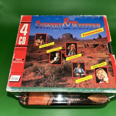 5 COUNTRY MUSIC BOX SETS - 16 CDS - Forever Country Tin Country