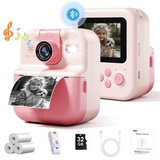 Bluetooth Instant Print for , Thermal Mini Photo Printer for Boys Girls, Port...