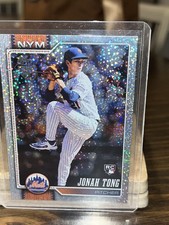 2026 Topps Series 1 Celebration #4 Jonah Tong Confetti (RC) NY Mets