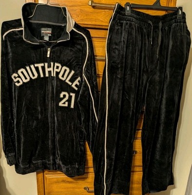 Mens Vintage Y2K Southpole Track Suit Set Skater Urban Hip Hop