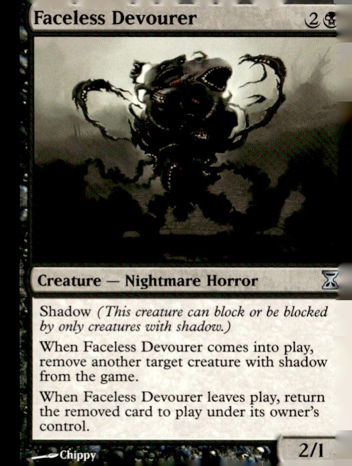 Time Spiral #108 Faceless Devourer