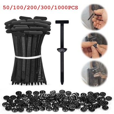 Universal Heavy Duty Nylon Cable Tie Buckle Self Locking Rivet Nylon Zip Holder