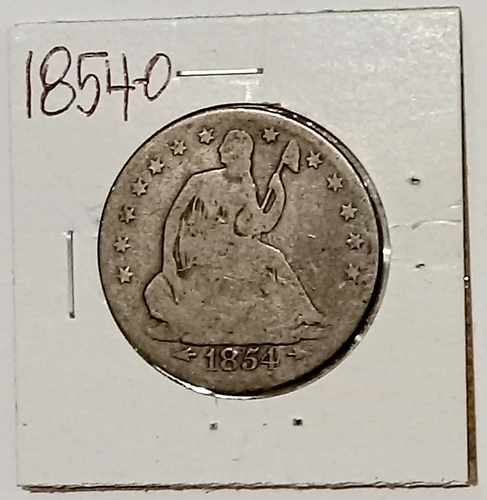1854-O Arrows Seated Liberty Half Dollar G/VG Coin